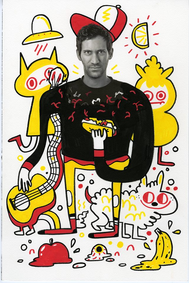 jon burgerman  temple of art