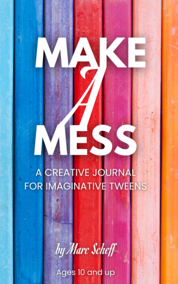 Make a mess journal book cover
