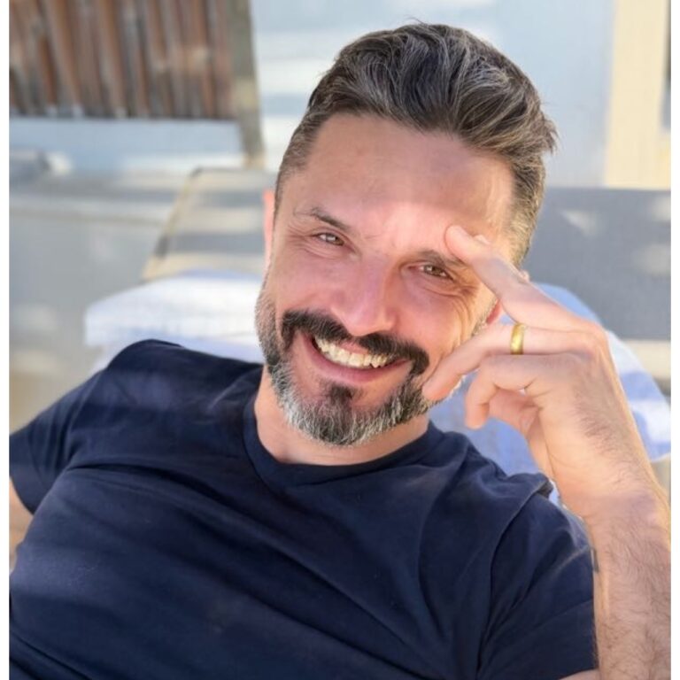 marc relaxing in the sun